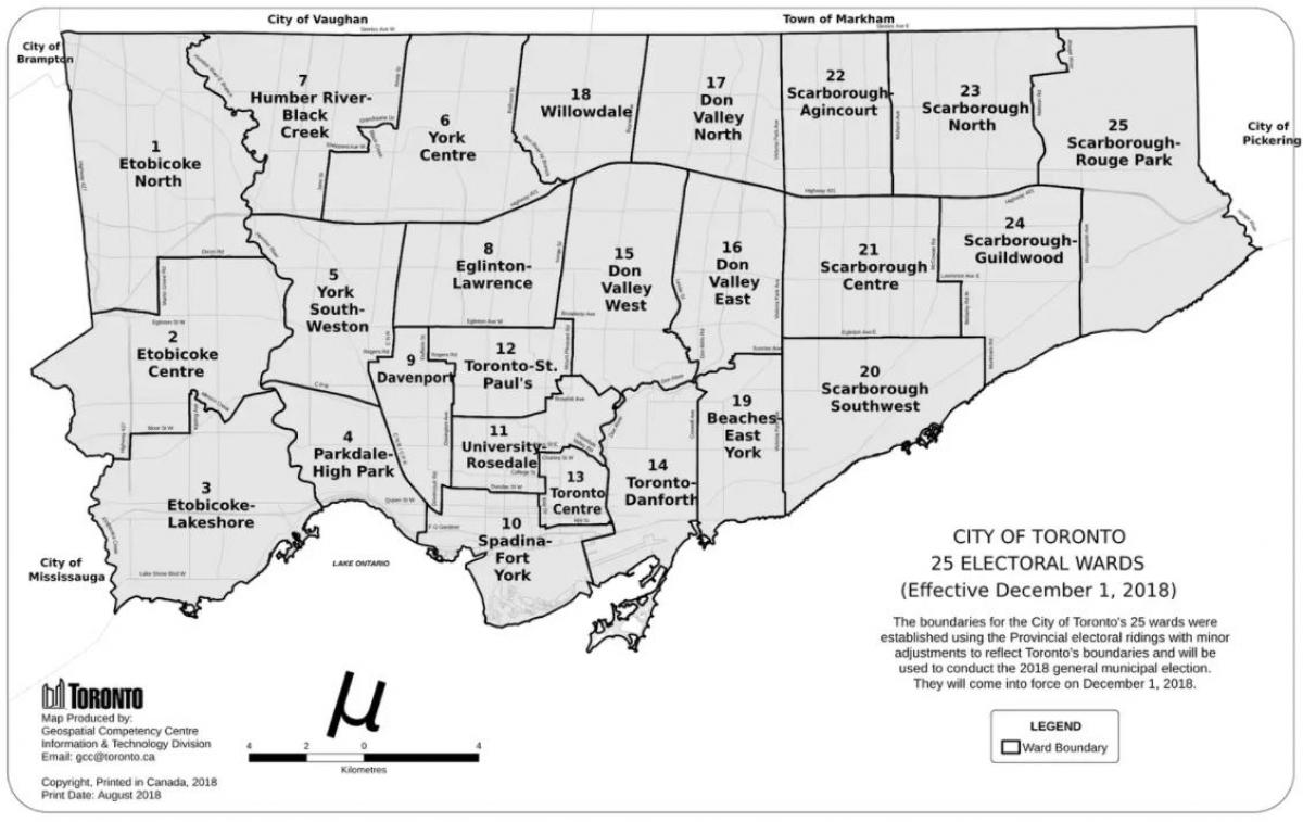 Toronto ala mapa