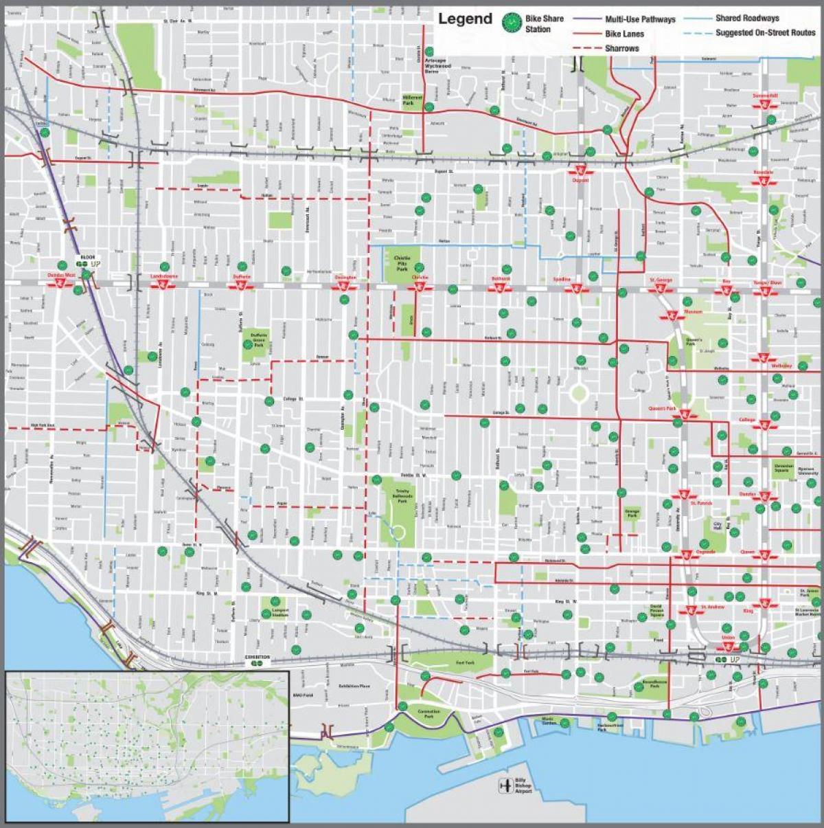 Toronto moto compartilhar mapa