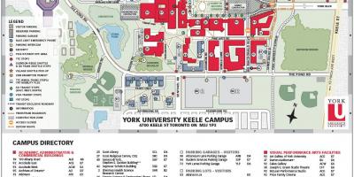 Universidade de york mapa