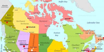 Canadá mapa de Toronto