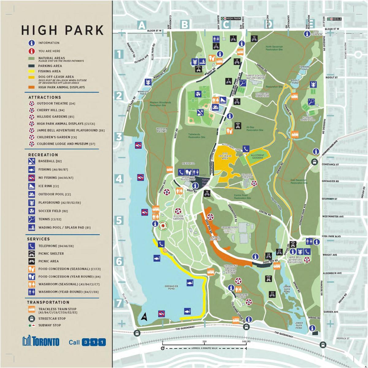 alta mapa do parque