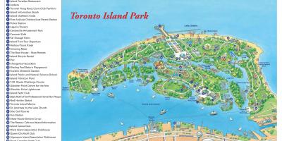 Mapa da ilha de Toronto